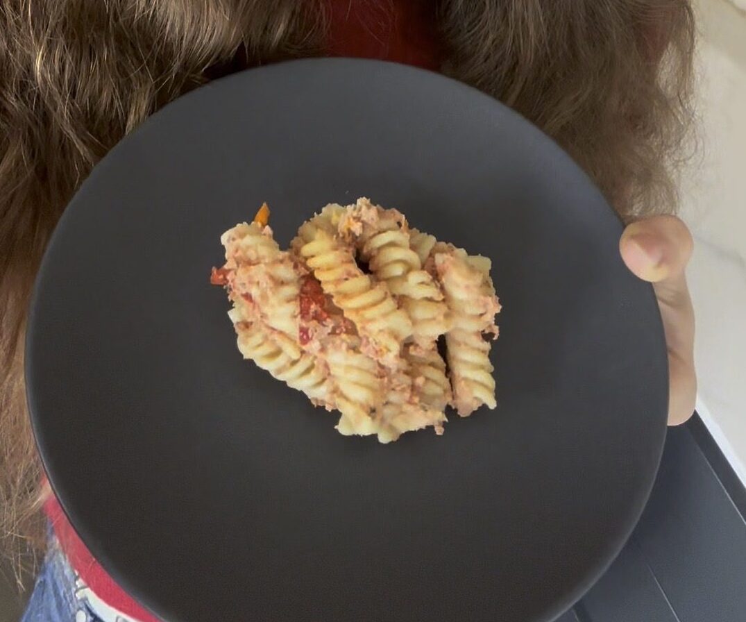 Cremiger Tomaten-Paprika-Auflauf: 5 Minuten Fast Food